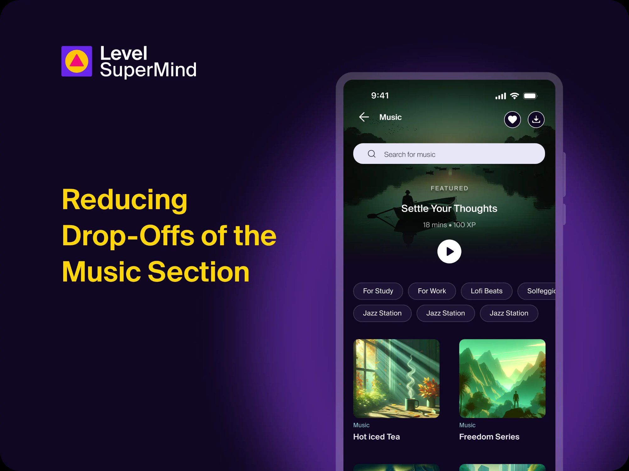 Level SuperMind Music section